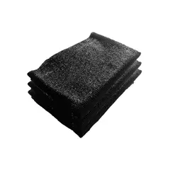 QRUBBER - Malla Raschel Negra 2,1 x 50 Mts. Sombra 80%
