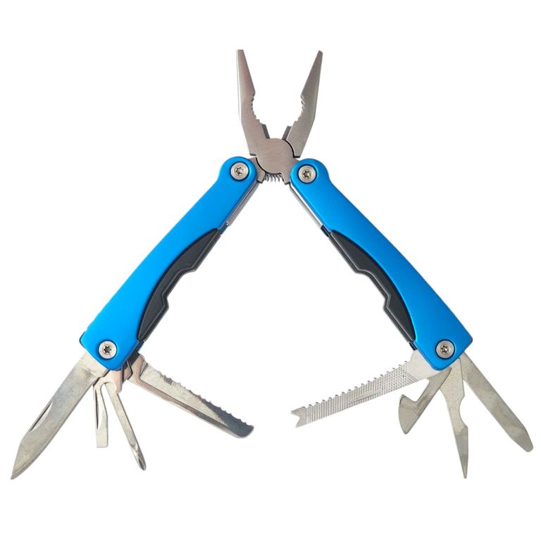 Alicate de Bolsillo Multiherramienta 9 en 1 Azul 13043