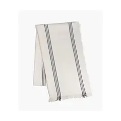 LOUNGE - Mantel Con Líneas 150 X 250 Cm Blanco