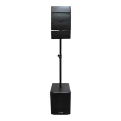 CARVERPRO - SISTEMA ARRAY SUB12+4 SATS 550W RMS 1500W MAX CSR-124