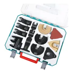 TOTAL TOOLS - Kit Juego De Hojas Multifuncional Oscilante 23 Piezas Total