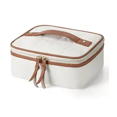 TOURIT - Lonchera Térmica Portátil 5L - Marrón y Beige