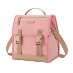 TOURIT - Lonchera Térmica con Hebillas 11L - Rosado