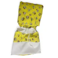 GENERICO - Sábanas Para Jardín Y Sala Cuna 3en 1- BOB SPONJA