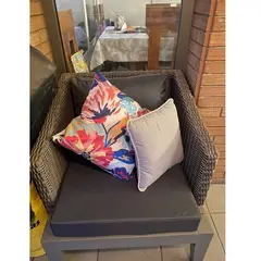 REHUCE - Cojines Terraza 60 X 40 X 10 Cms Grafito