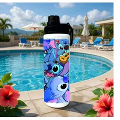 GENERICO - BOTELLA STITCH DE LILO & STITCH ALUMINIO  750 ML