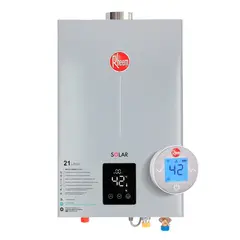 RHEEM - Calefont 21 L Gas Natural T. Forzado + Control digital