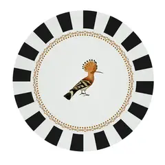 TUYO PRINT - Set 4 Bajoplatos Abubilla - 35 cm. - con base -