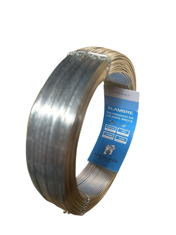 Alambre Galvanizado Multiuso N18 1000gr