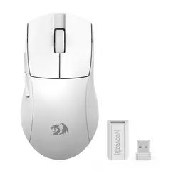 REDRAGON - Mouse Gamer King Pro M916 - 1K Hz - Blanco