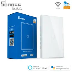 SONOFF - Interruptor de Pared Inteligente 1 Canal WIFI T0US1C