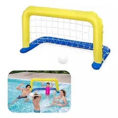 BESTWAY - Arco Flotador Inflable Water Polo Piscina + Pelota 142x76 Cm