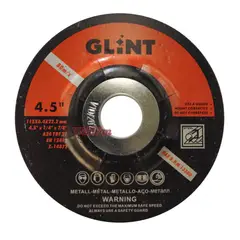 GENERICO - Disco De Desbaste Metal Pack 10Und 41/2 X6,4mm Weldfan