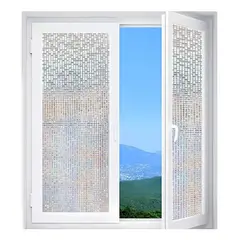 KUANGYE - Vinilo Ventana Electrostático 45300cm color Agua