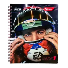 TORRE - Cuaderno Universitario RedBull Racing 100 hojas