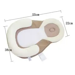 GENERICO - Protector De Cabeza Portátil Almohada Apoyo de Bebés marron