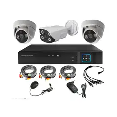 VIPA - Kit Seguridad Mixto 3 Cámaras HD - M34L