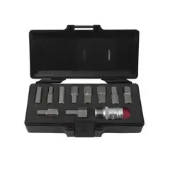 FORCE - Juego Puntas Allen 8 a 17 mm - 11 Piezas
