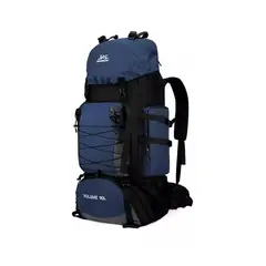 GENERICO - Mochila 90L camping outdoor trekking color azul oscuro