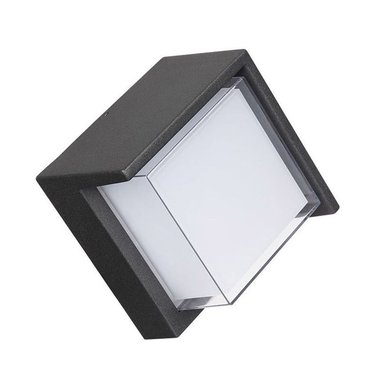 Aplique de Pared de Exteriore Cube Lámpara de Pared Blanco frío