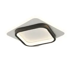HOME NEAT - Lámparas de techo LED acrílica moderno 24cm 3 colores - Negro