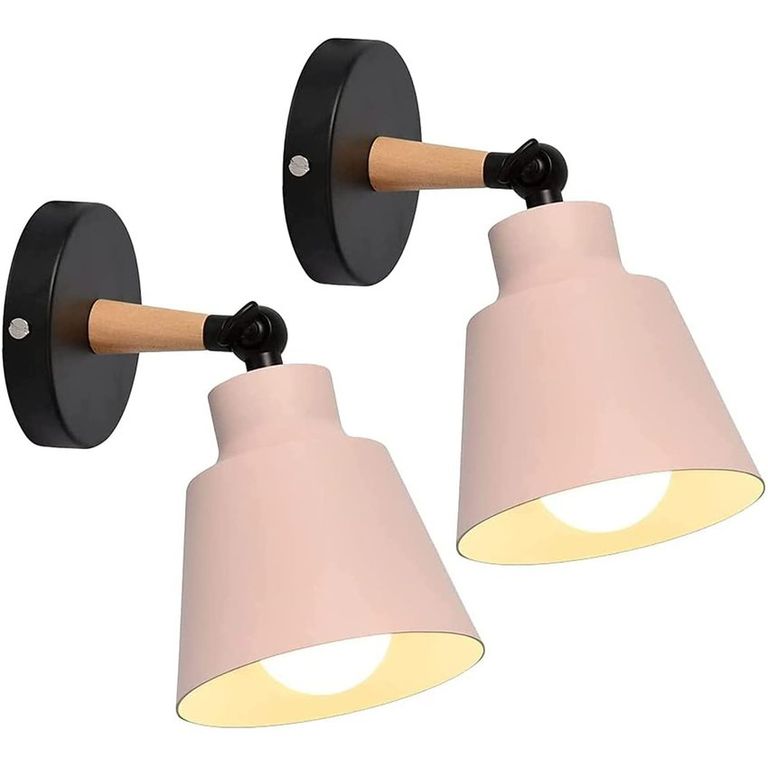 2 piezas lámparas pared para dormitorio
