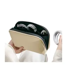 GENERICO - Estuche Organizador De Cables Cargador Audífonos Bolso Viaje MD