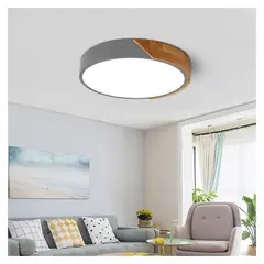 PUREPOWER - Moderna de madera de techo de led luces colgantes dormitorio lámparas