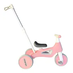 GENERICO - Triciclo Infantil Multifuncional 5 en 1 con Pedales Rosado