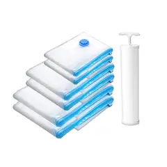BIANCA HOME - Bolsas Al Vacio Para Ropa Set 12 + Bomba