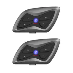 RENVMEXY - Casco De Moto Intercomunicador Audífonos De ConduccióNx2