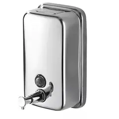 TAUMM - Dispensador Jabon Acero Inoxidable 500 Ml Plateado