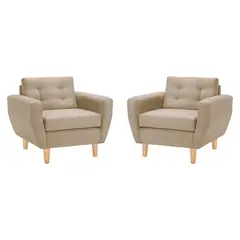 BODEVIR - Set Sofa Bote 1C Felpa 05 Beige
