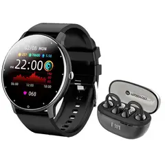 MOTOROLA - Audífonos Moto Buds C30-N y Toumi Fit 2-B Reloj inteligente