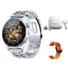 LENOVO - LP40 De Audífonos-Blanco y Toumi GT-A-W Reloj inteligente