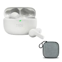 JBL - Audífonos Bluetooth WAVE BEAM NC Blanco y Estuche