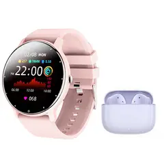 HONOR - X7e Audífono-Morado y Toumi Fit 2-P Reloj inteligente