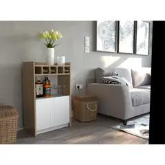 AMV TIENDA ONLINE - Mesa Recibidor Cava Organizador Vinos Funcional.