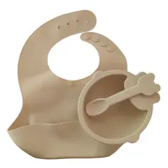 TEDMIMAK - Set de alimentacion bebe silicona