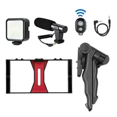 GENERICO - Video Making Vlog Tripod Kit Ay-49x Con Micrófono Y Luz