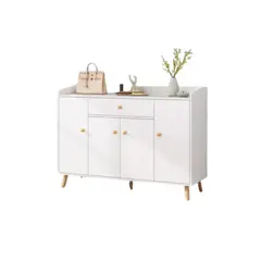 GENERICO - Zapatero Organizador 120cmx30x84cm De Madera 4 Puertas CF