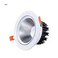 MMDH - Pack X2 Focos Led Empotrado Spotlight CLA301 3W 6000K