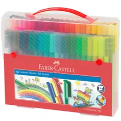 FABER-CASTELL - Set 80 Marcadores Connector Faber Castell