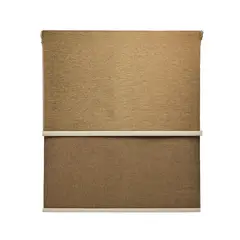 GUIZA - Cortina Roller Blackout 2 Paño 120x240 Doble Con Visillo Sin Cenefa