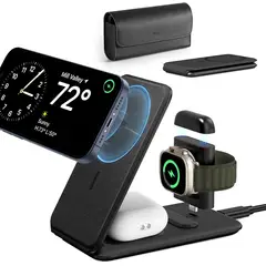 ESR - Cargador De Viaje 3 En 1 Para iPhone / Watch / AirPods