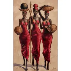 LOS REGALONES - Cuadro Canvas Imagen Miss Figura en lienzo 85x55 cm