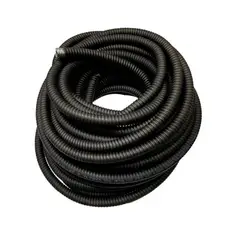 GENERICO - Tubo Conduit Corrugado Libre de Halogenos Negro 28mm Rollo 25mt