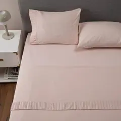 CASATUA - Sabanas Hotel Ultra Suave - Rosa - King