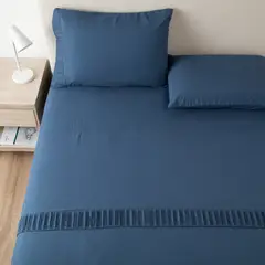 CASATUA - Sabanas Hotel Ultra Suave - Azul marino - Super King