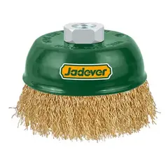 GENERICO - Escobilla De Copa Rizada 100mm Esmeril Jadever Jdce1402